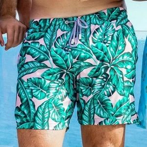 Kenny Flowers - THE FRONDS WITH BENEFITS Mens Swim Trunks -Size XL